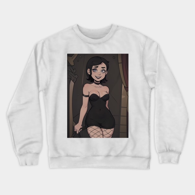 Goth Luz Crewneck Sweatshirt by mindworldz